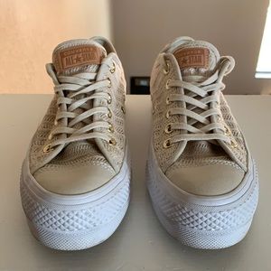 Ivory Converse 1.5 Platform